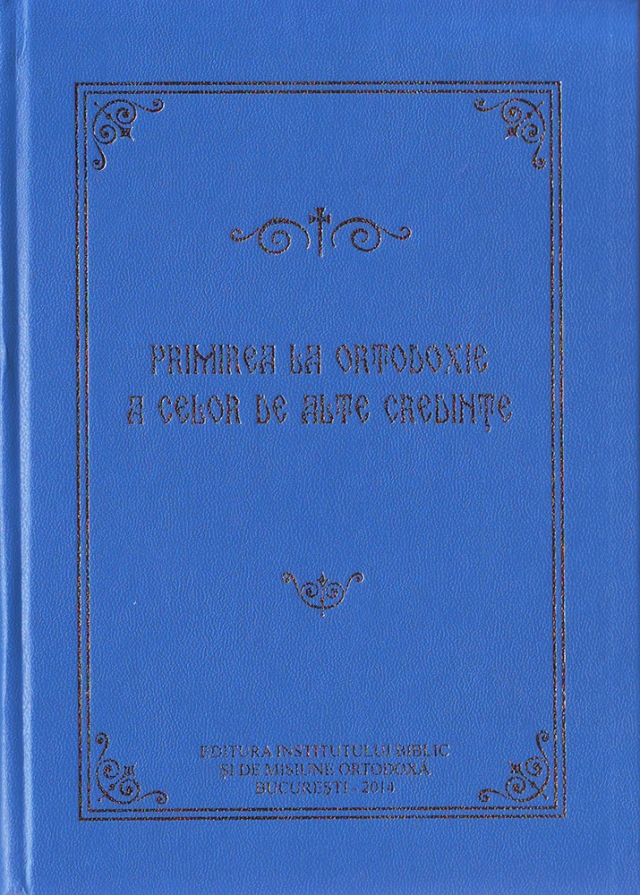PRIMIREA LA ORTODOXIE A CELOR DE ALTE CREDINŢE. IMPORTANŢA ÎNTREITEI AFUNDĂRI LA BOTEZ